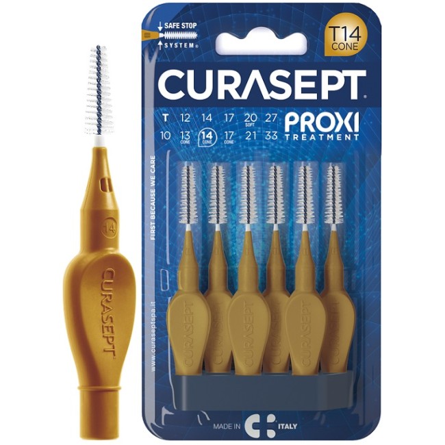 Curasept Proxi T14 Ocra/dark Gold 6 Pezzi