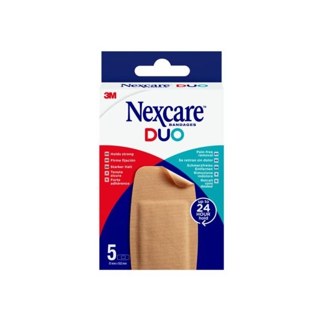 3m Cerotto Nexcare Duo Maxi 5 Pezzi 3m Cerotto Nexcare Duo Maxi 5 Pezzi