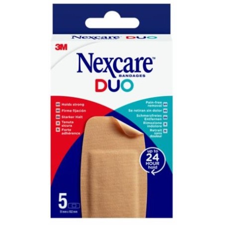 3m Cerotto Nexcare Duo Maxi 5 Pezzi 3m Cerotto Nexcare Duo Maxi 5 Pezzi
