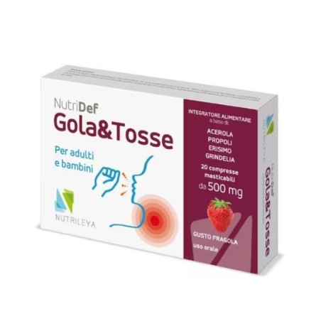 Nutrileya Nutridef Gola&tosse 20 Compresse Nutrileya Nutridef Gola&tosse 20 Compresse