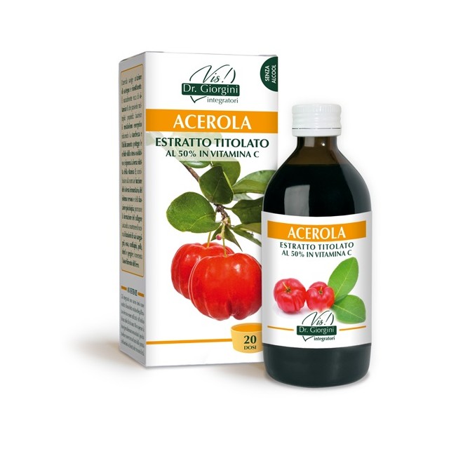 Dr. Giorgini Acerola Estratto Titolato Al 50% 200 Ml Dr. Giorgini Acerola Estratto Titolato Al 50% 200 Ml