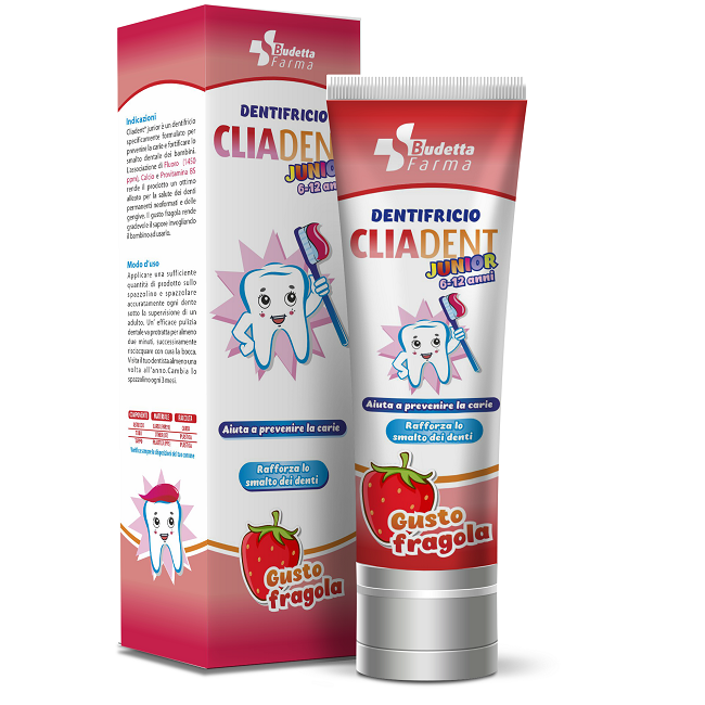 Budetta Farma Cliadent Dentifricio Junior 75 Ml Budetta Farma Cliadent Dentifricio Junior 75 Ml