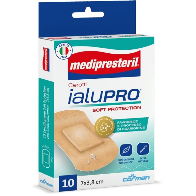 Corman Medipresteril Cerotti Ialupro Soft Protection Super 7x3,8cm 10 Pezzi Corman Medipresteril Cerotti Ialupro Soft Protection Super 7x3,8cm 10 Pezzi