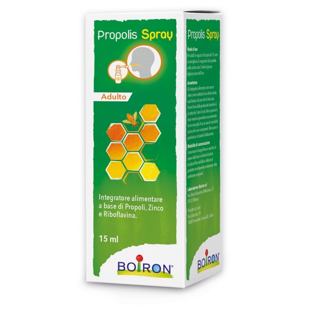 Boiron Propolis Spray Adulto 15 Ml Boiron Propolis Spray Adulto 15 Ml