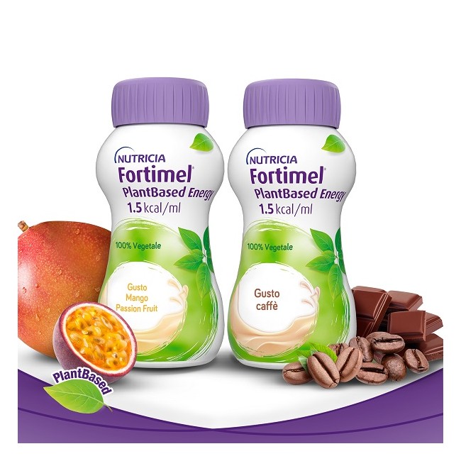 Danone Fortimel Plant Based Caffe' 4 Bottiglie Da 200 Ml Danone Fortimel Plant Based Caffe' 4 Bottiglie Da 200 Ml