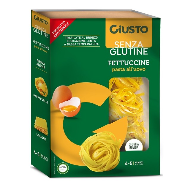 Farmafood Giusto Senza Glutine Fettuccine All'uovo 250 G
