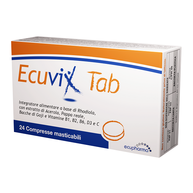 Ecupharma Ecuvix Tab 24 Compresse Masticabili Ecupharma Ecuvix Tab 24 Compresse Masticabili