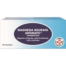 Magnesia Bisurata Aromatic in confezione da compresse masticabili