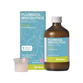 Fluimucil mucolitico 600 mg/15 ml sciroppo flacone 200 ml