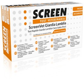 Screen Italia Screenvet Test Rapido Veterinaria Giardia Lamblia Feci Cane E Gatto