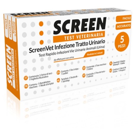 Screen Italia Screenvet Test Rapido Veterinaria Infezione Tratto Urinario Cane E Gatto Screen Italia Screenvet Test Rapido Veterinaria Infezione Tratto Urinario Cane E Gatto
