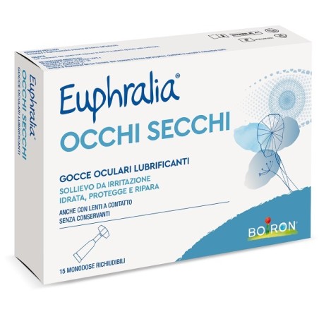 Boiron Gocce Oculari Lubrificanti Euphralia Occhi Secchi 15 Monodose Richiudibili X 0,5 Ml Boiron Gocce Oculari Lubrificanti Euphralia Occhi Secchi 15 Monodose Richiudibili X 0,5 Ml