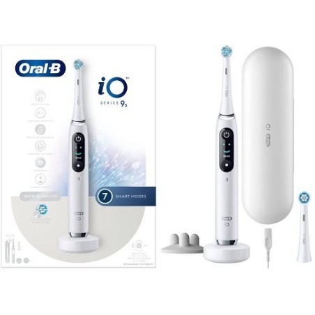 Procter & Gamble Oral-b Io 9 White Spazzolino Elettrico + 2 Refill Testine Con Custodia Da Viaggio Procter & Gamble Oral-b Io 9 White Spazzolino Elettrico + 2 Refill Testine Con Custodia Da Viaggio