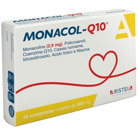 Aristeia Farmaceutici Monacol Q10 40 Compresse Aristeia Farmaceutici Monacol Q10 40 Compresse