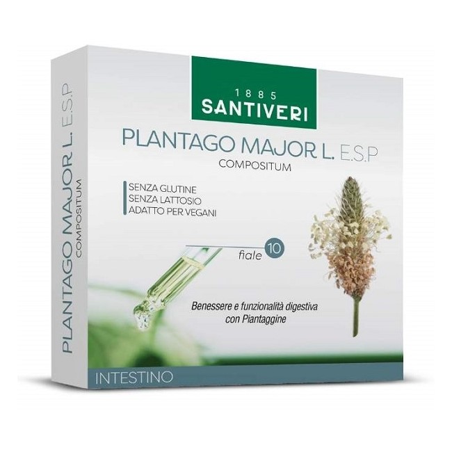 Santiveri Plantago Major L Esp 10 Fiale Da 10 Ml Santiveri Plantago Major L Esp 10 Fiale Da 10 Ml