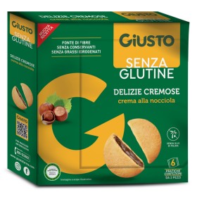 Farmafood Giusto Senza Glutine Delizie Cremose Al Cacao Nocciola 180 G