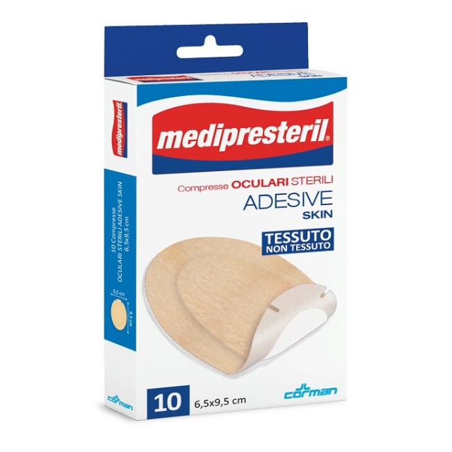 Corman Medipresteril Compressa Oculare Adesive Skin 10 Pezzi Corman Medipresteril Compressa Oculare Adesive Skin 10 Pezzi