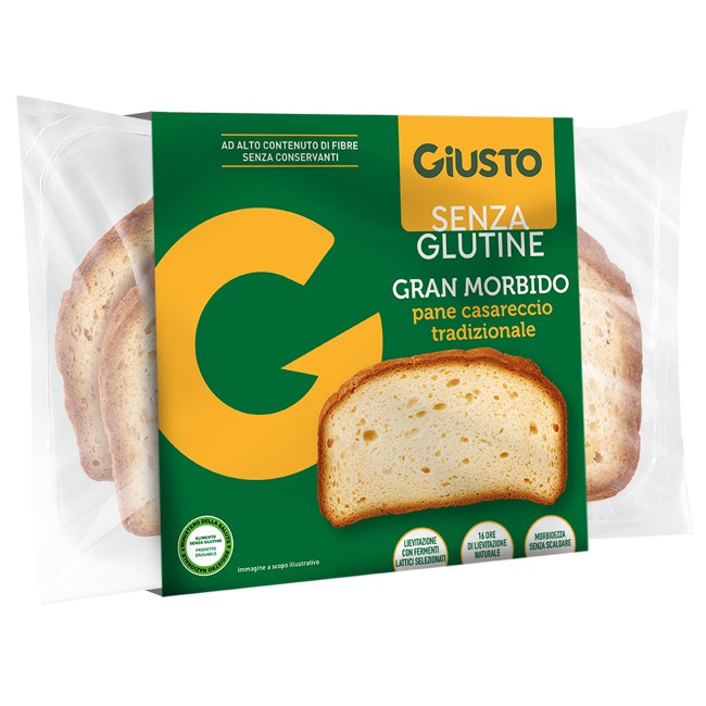 Farmafood Giusto Senza Glutine Gran Morbido Pane Casareccio 200 G Farmafood Giusto Senza Glutine Gran Morbido Pane Casareccio 200 G