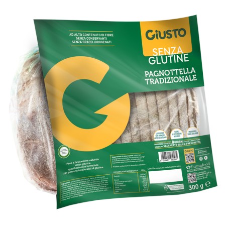 Farmafood Giusto Senza Glutine Pagnottella 300 G Farmafood Giusto Senza Glutine Pagnottella 300 G