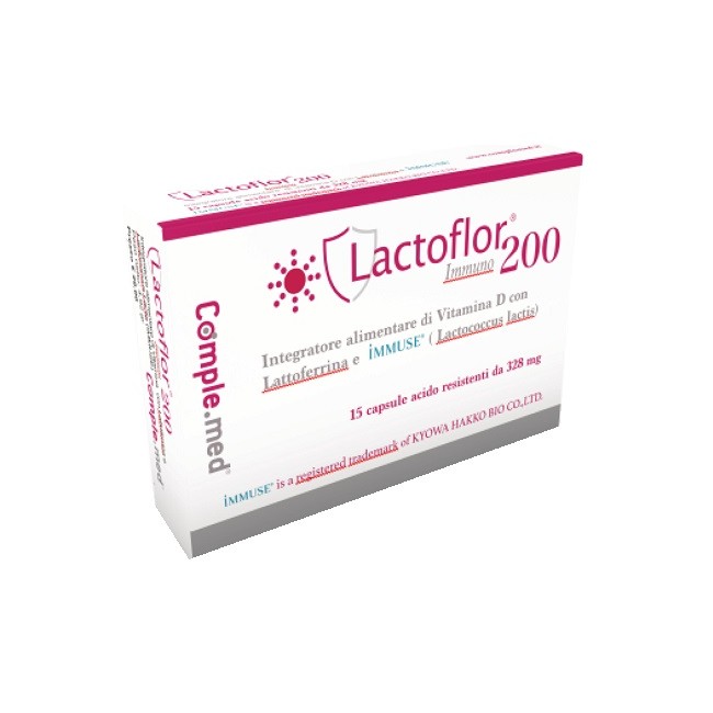 Comple.med Lactoflor Immuno 200 15 Capsule Comple.med Lactoflor Immuno 200 15 Capsule