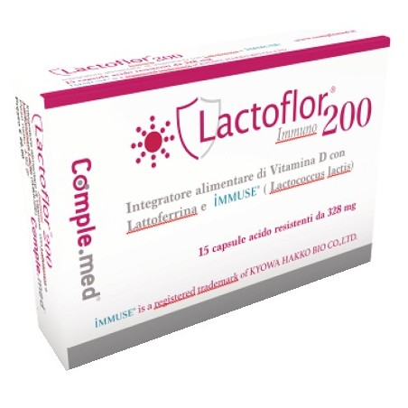 Comple.med Lactoflor Immuno 200 15 Capsule Comple.med Lactoflor Immuno 200 15 Capsule