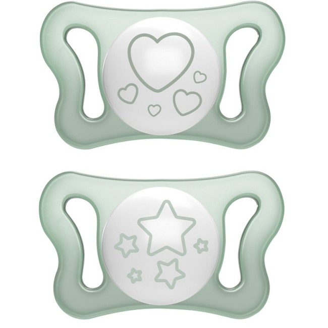 Chicco Succhietto Micro Lumi Silicone 0-2m 2 Pezzi Chicco Succhietto Micro Lumi Silicone 0-2m 2 Pezzi