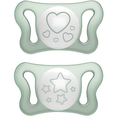 Chicco Succhietto Micro Lumi Silicone 0-2m 2 Pezzi Chicco Succhietto Micro Lumi Silicone 0-2m 2 Pezzi