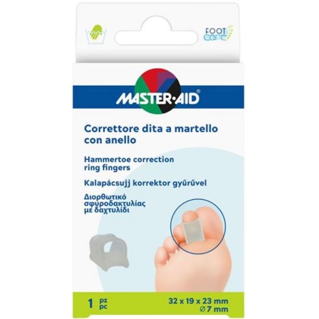 Pietrasanta Pharma Correttore Dita A Martello Master-aid Footcare Con Anello 1 Pezzo C14 Pietrasanta Pharma Correttore Dita A Martello Master-aid Footcare Con Anello 1 Pezzo C14