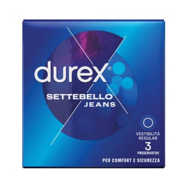 Reckitt Benckiser Profilattico Durex Settebello Jeans 3 Pezzi