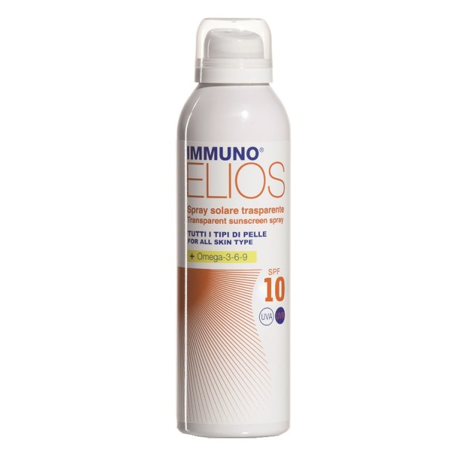 Morgan Pharma Immuno Elios Spray Solare Trasparente Spf 10 150 Ml Morgan Pharma Immuno Elios Spray Solare Trasparente Spf 10 150 Ml