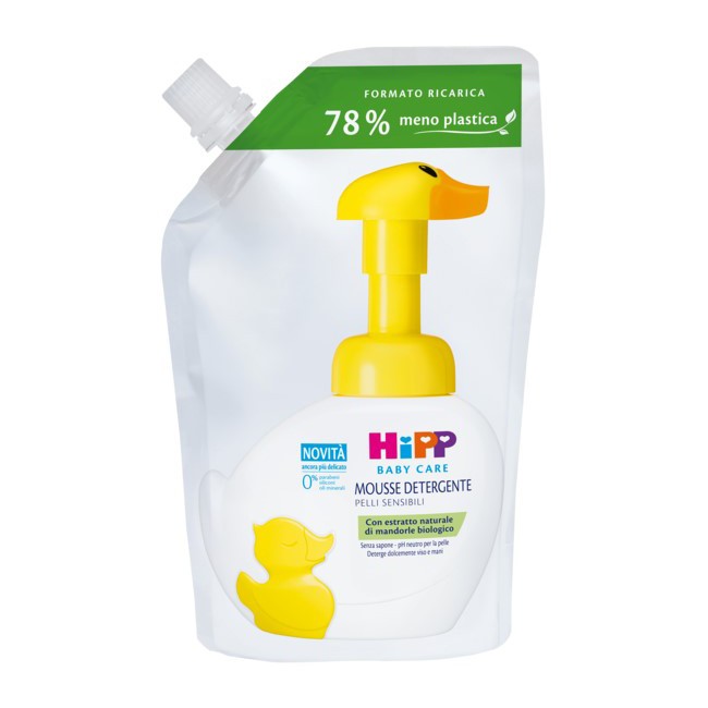 Hipp Baby Care Ricarica Mousse Detergente Paperella Fun 250 Ml Hipp Baby Care Ricarica Mousse Detergente Paperella Fun 250 Ml