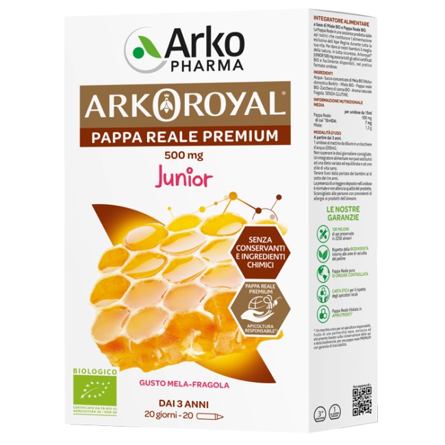 Arkopharma Arkoroyal Junior Pappa Reale 500mg Bio 20 Fialoidi Promo Arkopharma Arkoroyal Junior Pappa Reale 500mg Bio 20 Fialoidi Promo
