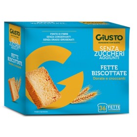 Farmafood Giusto Senza Zucchero Fette Biscottate 300 G