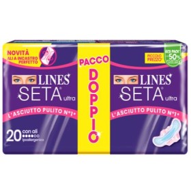 Fater Lines Seta Ultra Assorbenti Ali Vp 20 Pezzi