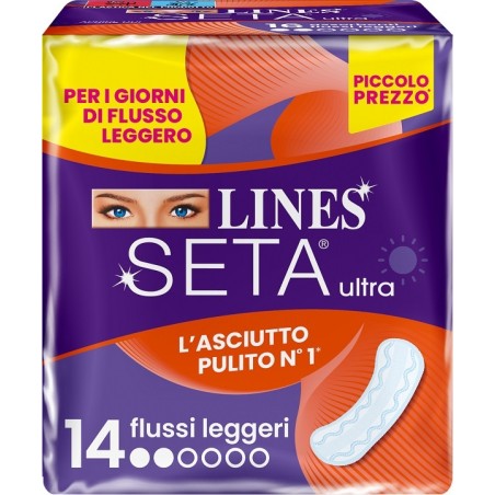Fater Lines Seta Ultra Assorbenti Leggero Dwct 14 Pezzi