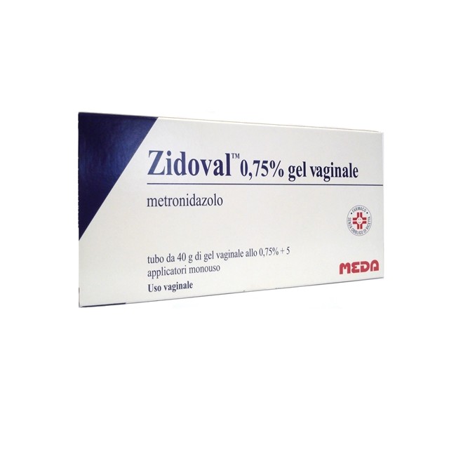 Zidoval 7,5 mg/g Gel vaginale per trattamento vaginosi 40 g Zidoval 7,5 mg/g Gel vaginale per trattamento vaginosi 40 g