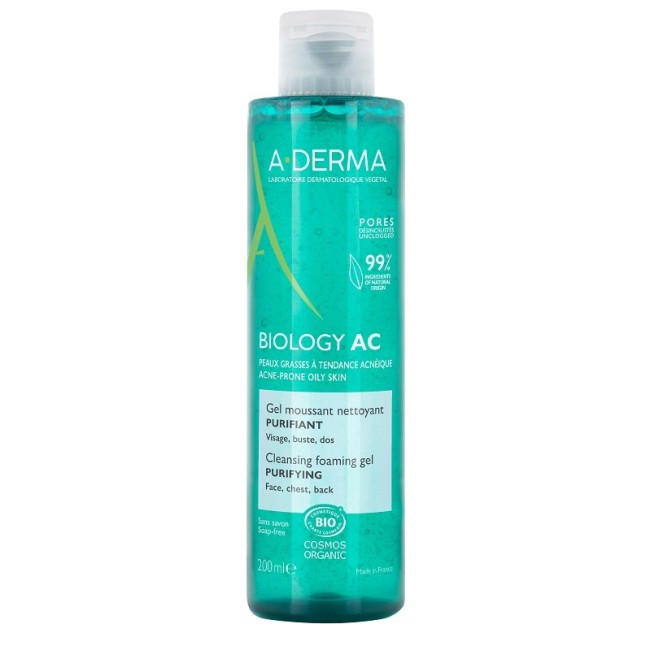 A-derma Aderma Biology Ac Gel Detergente Schiumogeno Purificante 200 Ml A-derma Aderma Biology Ac Gel Detergente Schiumogeno Purificante 200 Ml