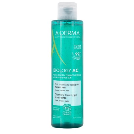 A-derma Aderma Biology Ac Gel Detergente Schiumogeno Purificante 200 Ml