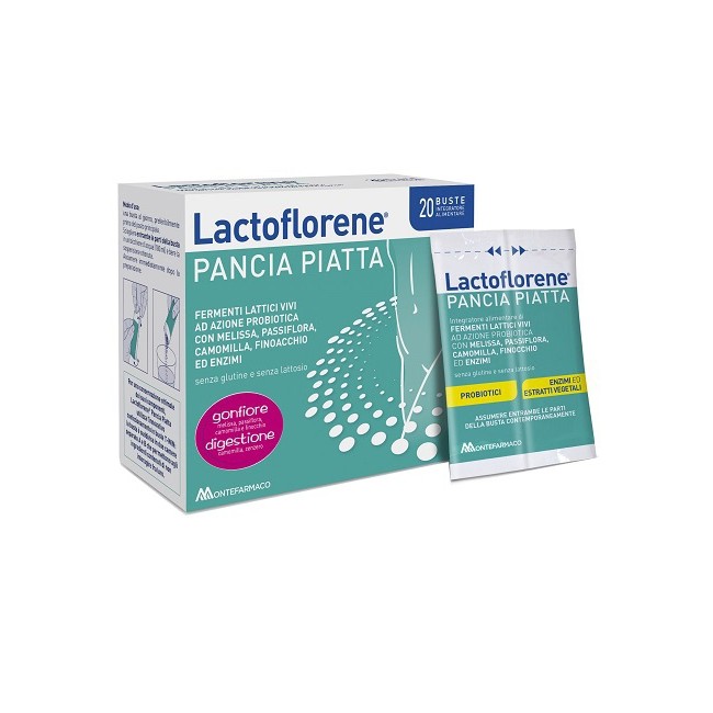 Montefarmaco Lactoflorene Pancia Piatta 20 Bustine