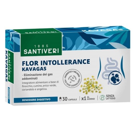 Santiveri Flor Intollerance Kavagas 30 Capsule Santiveri Flor Intollerance Kavagas 30 Capsule