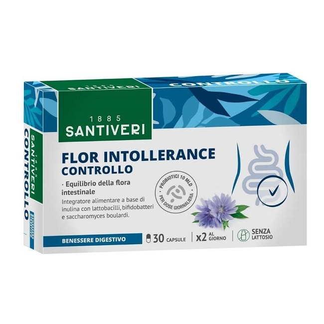 Santiveri Flor Intollerance Controllo 30 Capsule Santiveri Flor Intollerance Controllo 30 Capsule