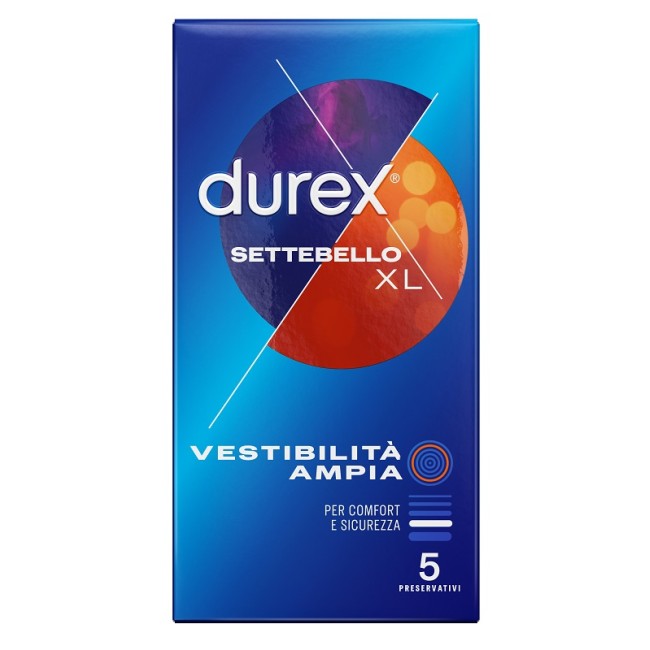 Reckitt Benckiser Profilattico Durex Settebello Xl 5 Pezzi Reckitt Benckiser Profilattico Durex Settebello Xl 5 Pezzi