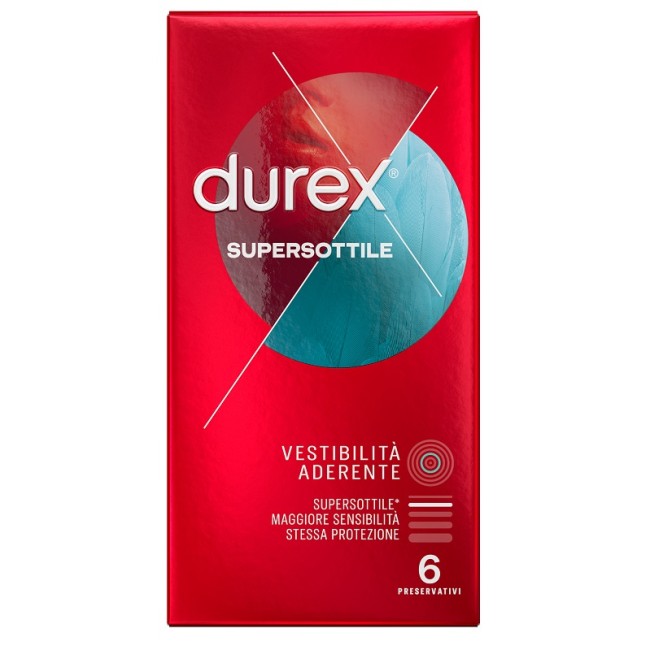 Reckitt Benckiser Profilattico Durex Supersottile Close Fit 6 Pezzi Reckitt Benckiser Profilattico Durex Supersottile Close Fit 6 Pezzi