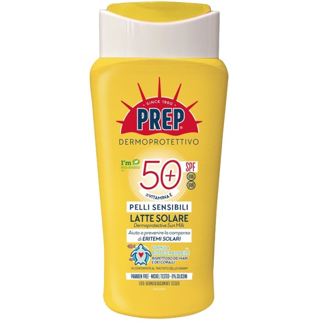 Coswell Prep Latte Solare Pelli Sensibili Spf50+ Eco 200 Ml