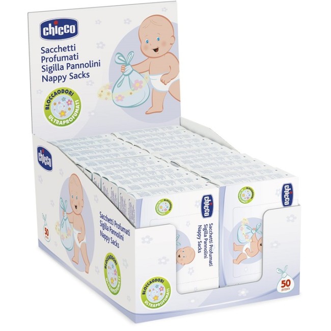 Chicco Sacchetti Profumati Pannolini 50 Pezzi Chicco Sacchetti Profumati Pannolini 50 Pezzi