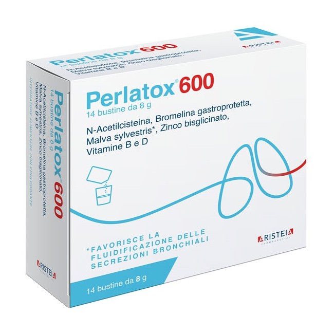 Aristeia Farmaceutici Perlatox 600 14 Bustine Nuova Formulazione
