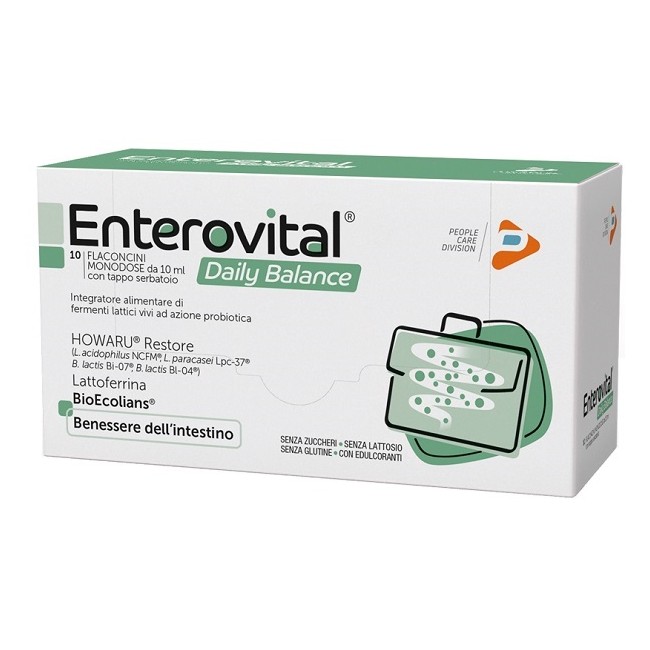Pharma Line Enterovital Daily Balance 10 Flaconcini Pharma Line Enterovital Daily Balance 10 Flaconcini