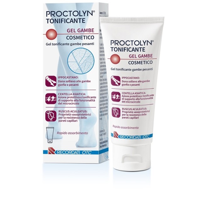 Recordati Proctolyn Tonificante Gel Gambe 100 Ml Recordati Proctolyn Tonificante Gel Gambe 100 Ml