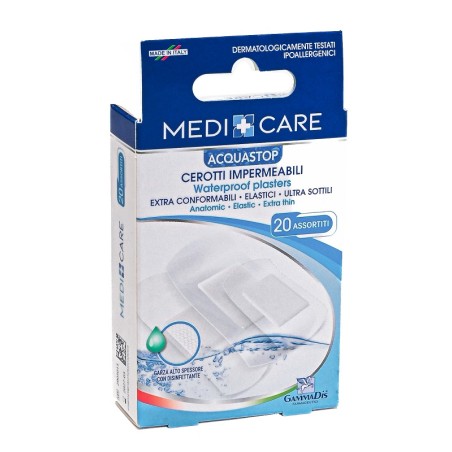 Gammadis Farmaceutici Cerotto Medicare Antiacqua Assortiti 20 Pezzi