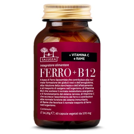 Salugea Ferro + B12 60 Capsule Salugea Ferro + B12 60 Capsule